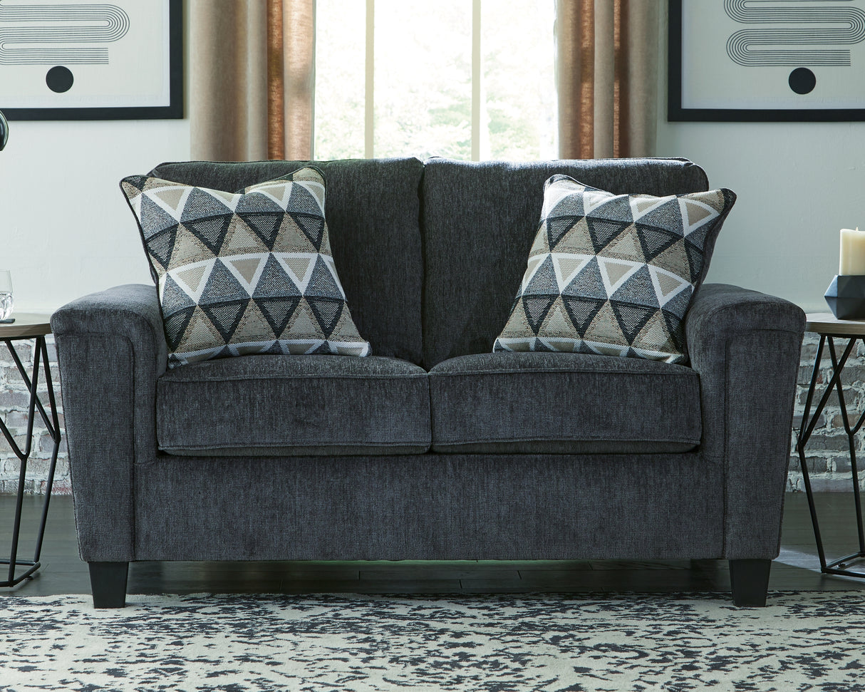 Furniture City - MS - Ashley Furniture - Abinger Living Room - Loveseat / Smoke - 8390535