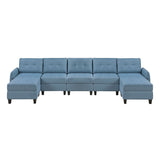 Garren - Sectional With Storage And Ottoman