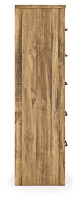 Maystonna - Five Drawer Chest - Brown