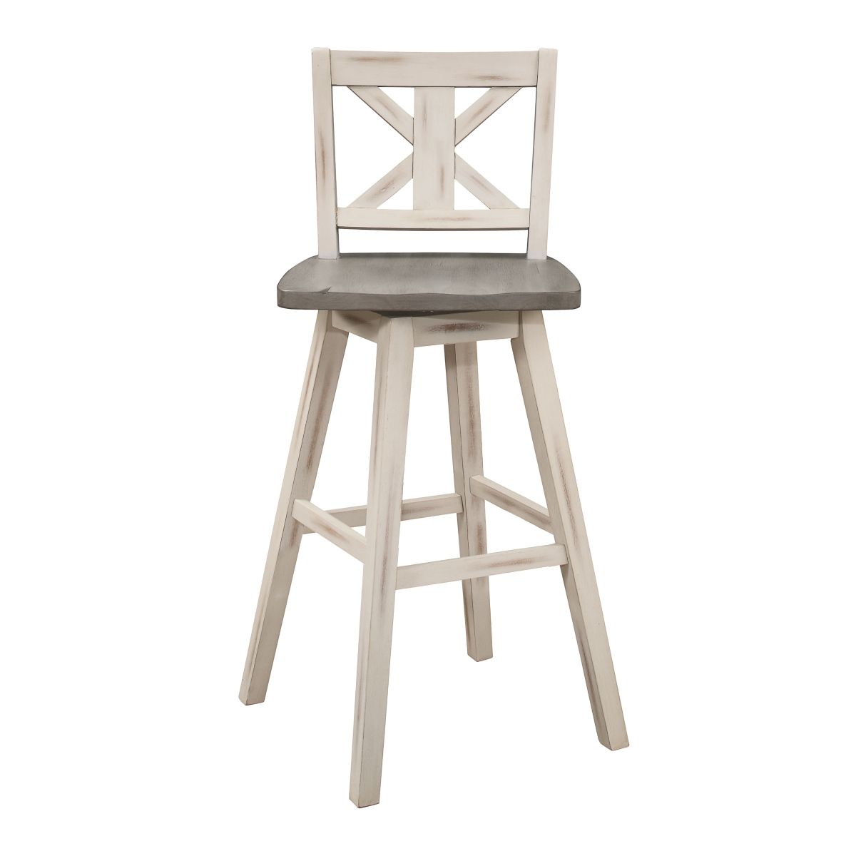 Amsonia - 29" Swivel X-Back Pub Height Chair (Set of 2)