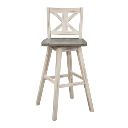 Amsonia - 29" Swivel X-Back Pub Height Chair (Set of 2)