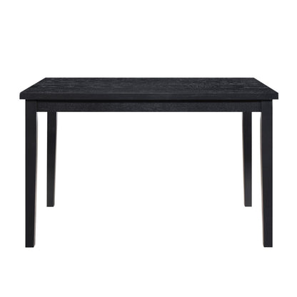 Andreas - 5 Piece Dining Room Set (Table & 4 Side Chairs) - Black / Gray