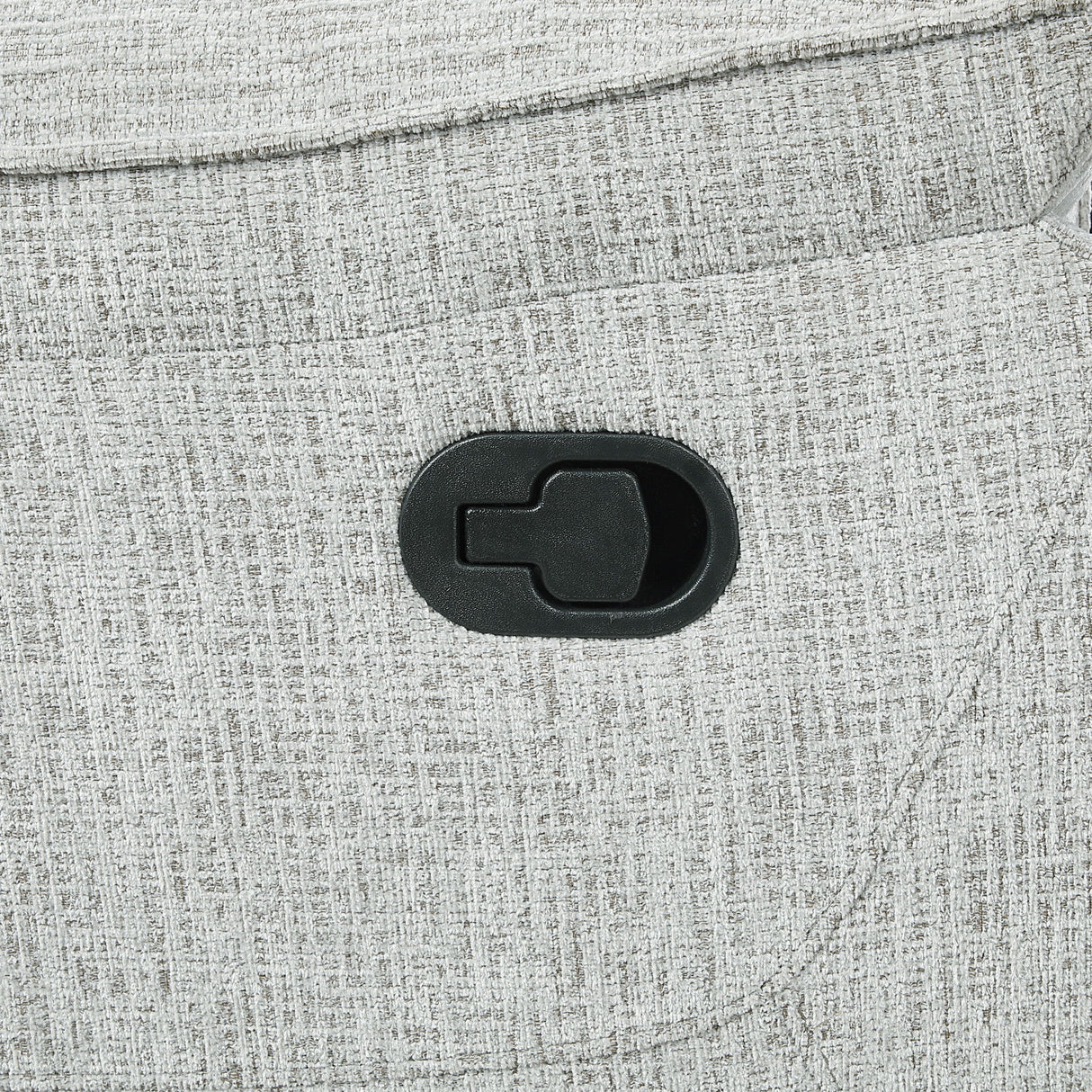 Chablis - Reclining Console Loveseat - Mist Gray