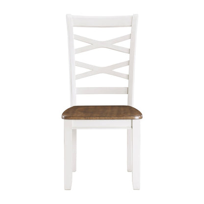 Dobson - 7 Piece Dinette Set - White / Cherry