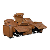 Apex - Power Double Reclining Sofa With Center Drop-Down Cup Holders, Power Headrests, Storage Arms With Cup Holders, Reading Lights, Wireless Charger, Air Massage And Heat, LED Lighting And Charging Ports