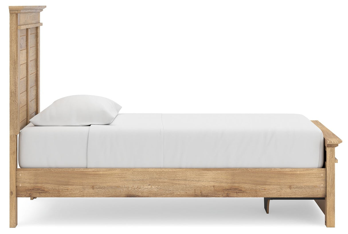 Makidern - Panel Storage Bed With Storage Footboard