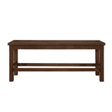 Schleiger - Counter Height Bench - Brown