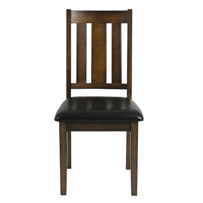 Mosely - 5 Piece Pack Dinette Set - Cherry / Black