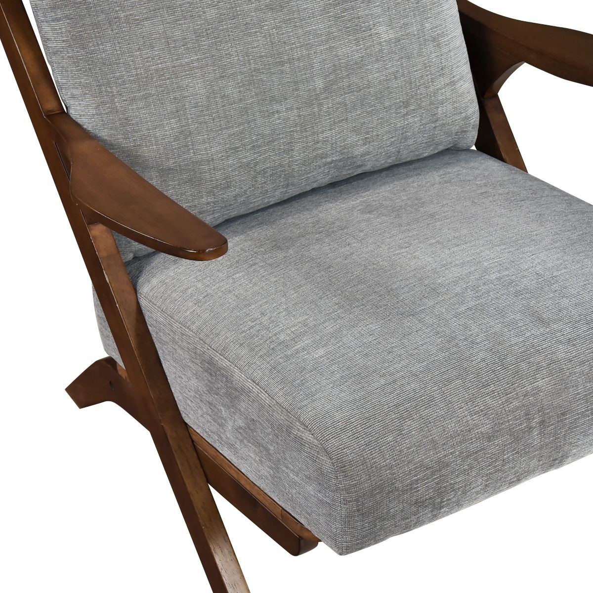 Lennox - Accent Chair - Dark Brown Frame