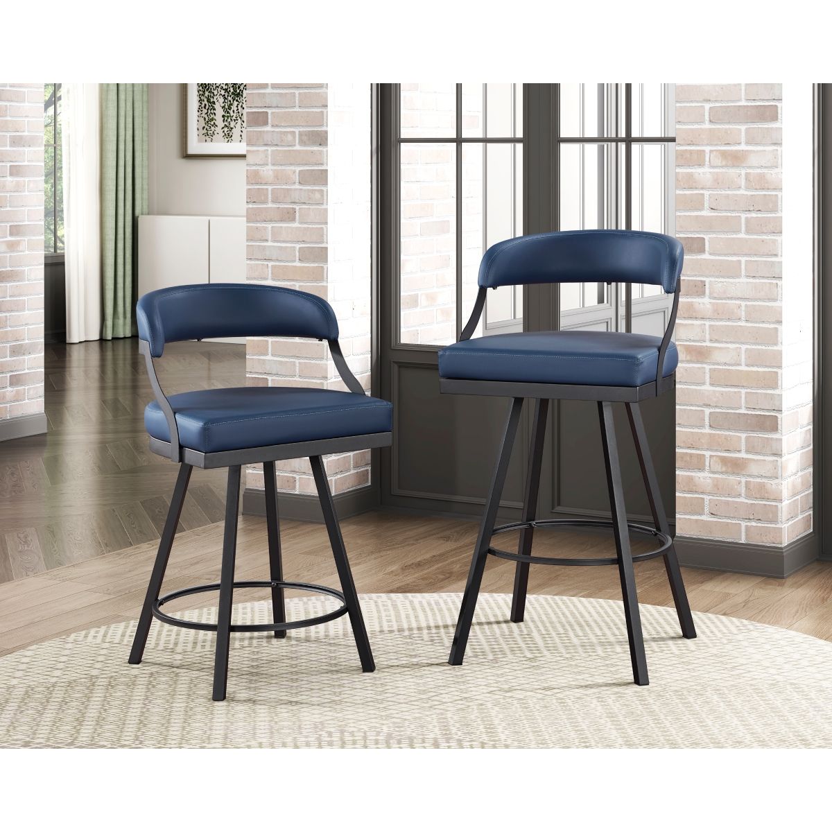 Crowley - Swivel Counter Height Chair (Set of 2)