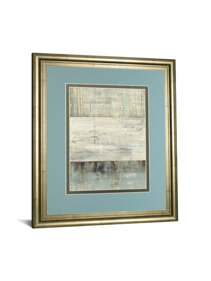 Of Fog & Snow By Heather Ross - Framed Print Wall Art - Light Blue