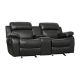 Marille - Double Glider Reclining Loveseat With Center Console