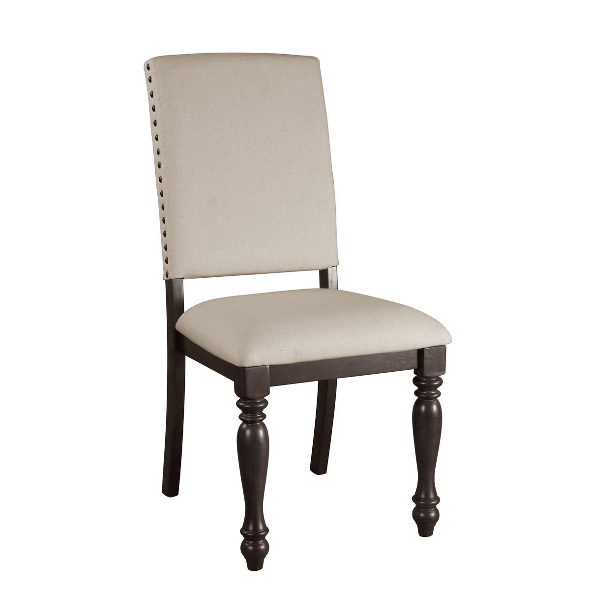 Begonia - 5 Piece Dining Room Set (Table & 4 Side Chairs) - Grayish Brown