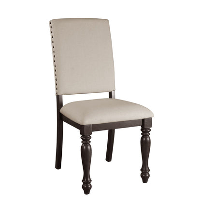 Begonia - 5 Piece Dining Room Set (Table & 4 Side Chairs) - Grayish Brown