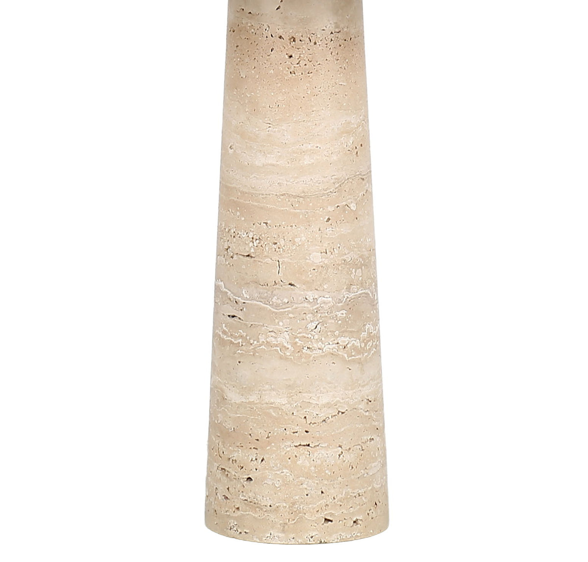 Strata Poise - 24 X 13 - Travertine Accent Lamp (Set of 2) - Natural Travertine Stone