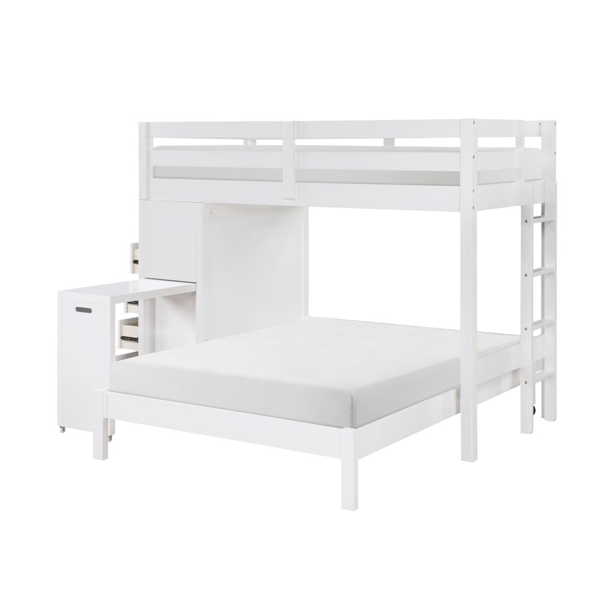 Sloane - Loft Bunk Bed With Chest And Hidden Desk