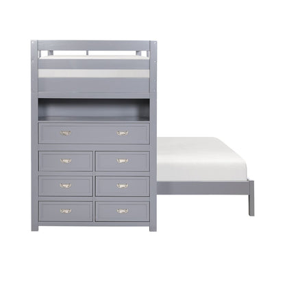 Sloane - Loft Bunk Bed With Chest And Hidden Desk