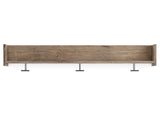 Oliah - Wall Mounted Coat Rack w/Shelf - Natural