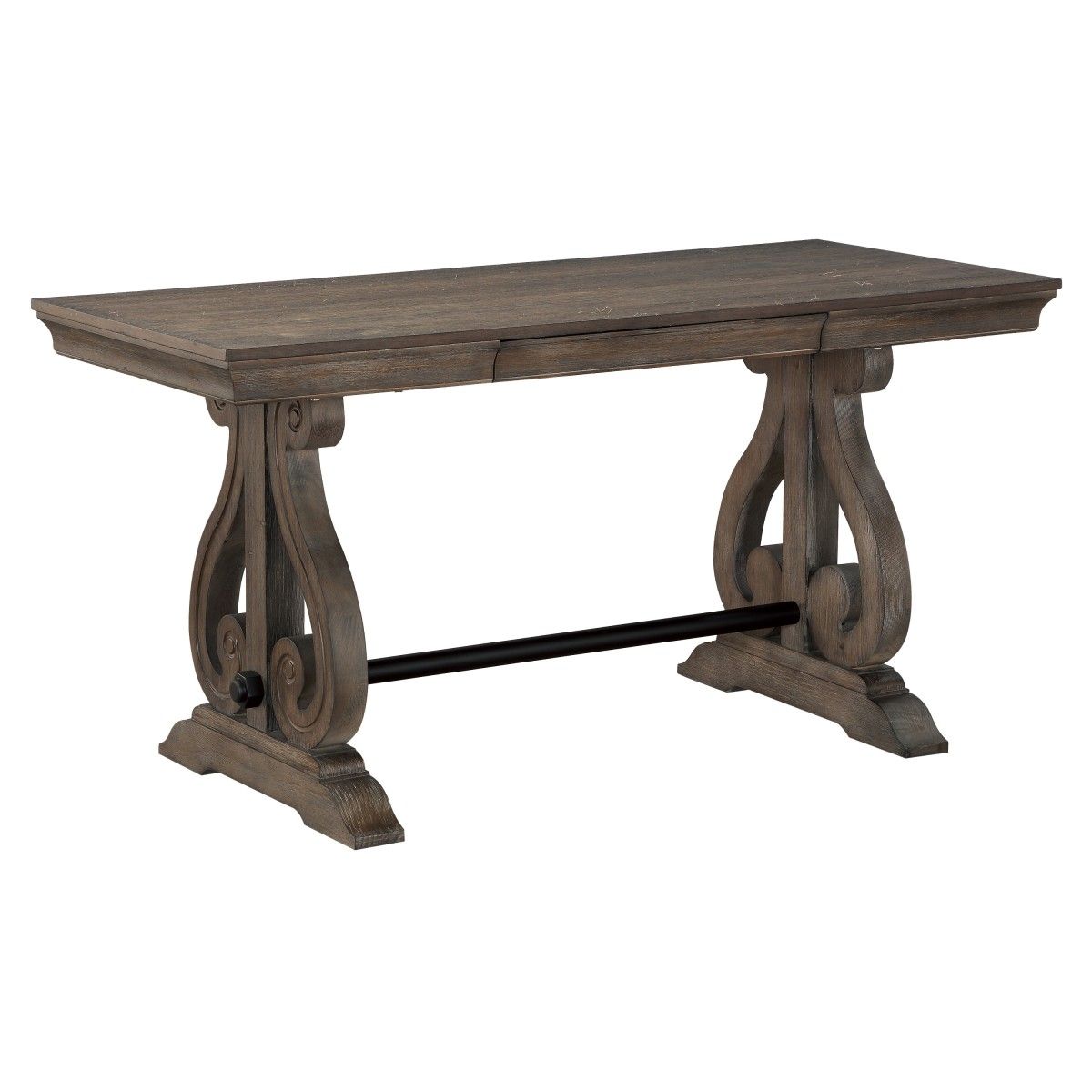 Toulon - Writing Desk - Dark Oak