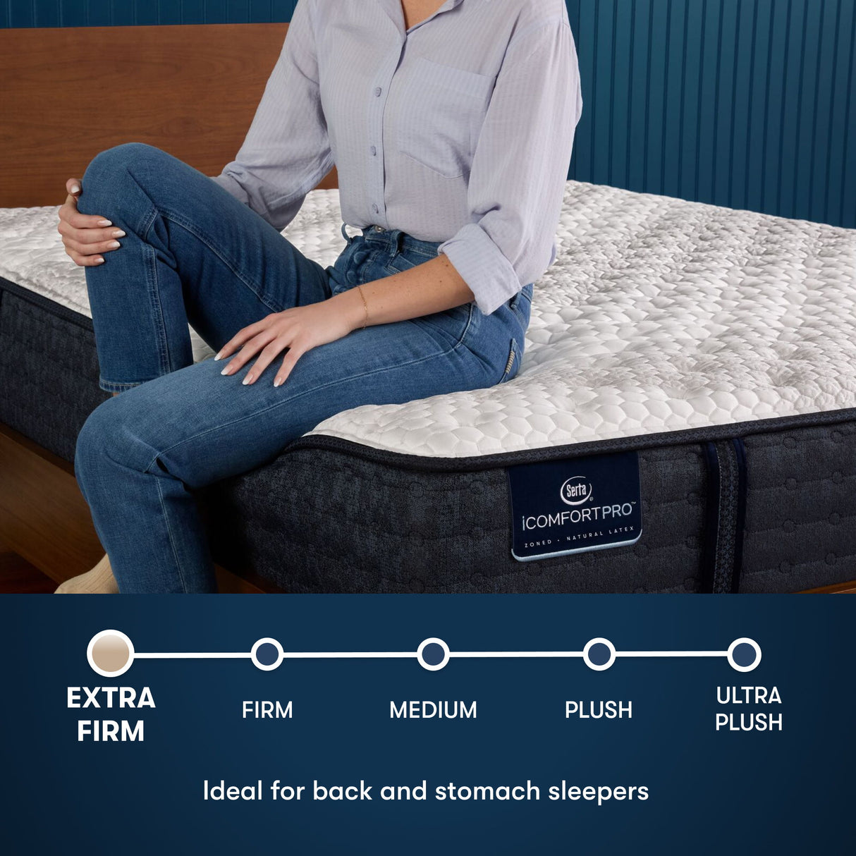 iComfortPro - 11.5" Granby Latex Foam Extra Firm Mattress