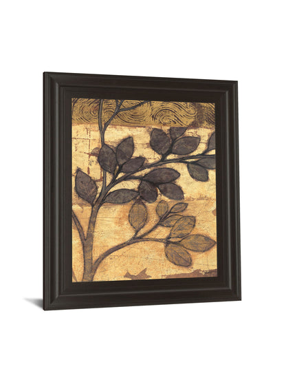 Bronzed Branches Il By Norman Wyatt, Jr. - Framed Print Wall Art - Light Brown