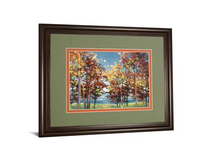 Kaleidoscope By Jmp - Framed Print Wall Art - Light Brown
