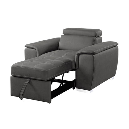 Ferriday - Chair With Pull-Out Ottoman