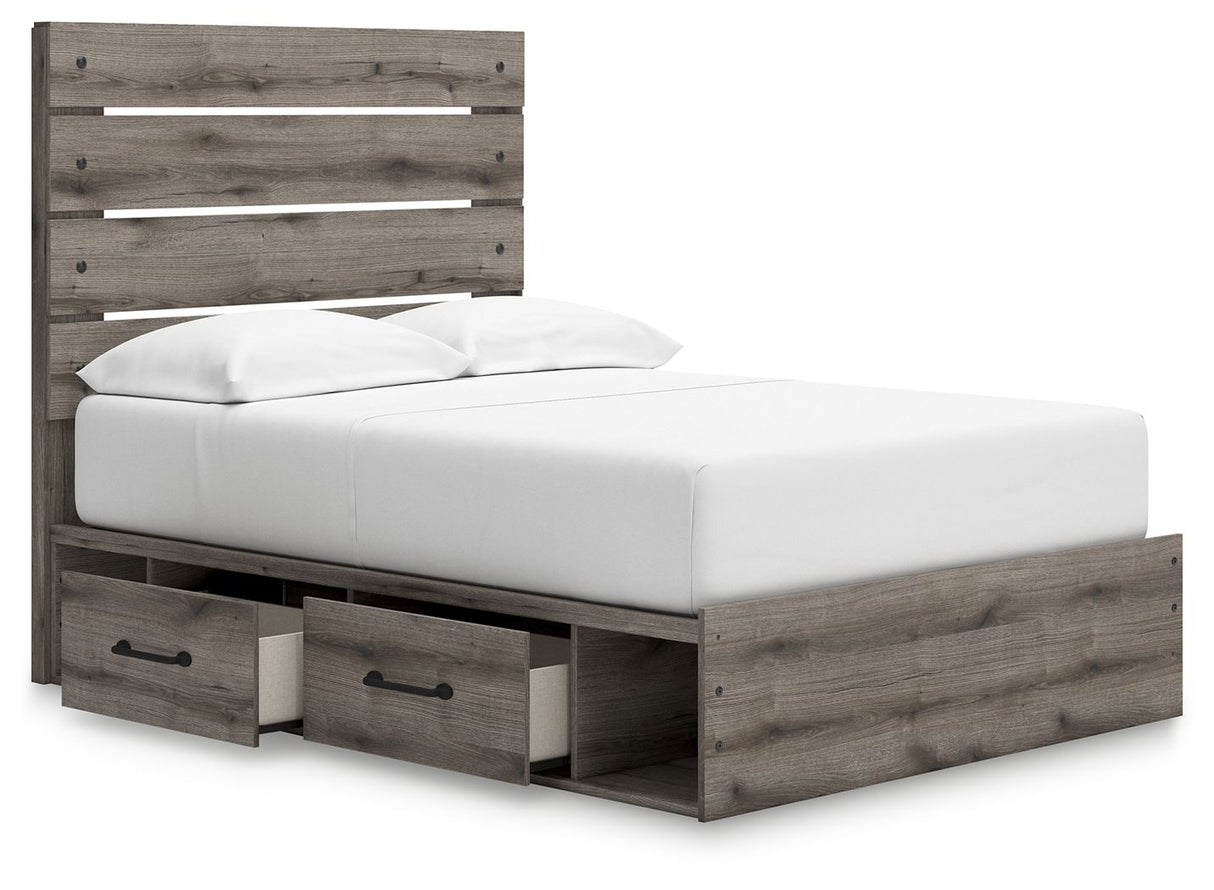 Graystorm - Panel Storage Bed