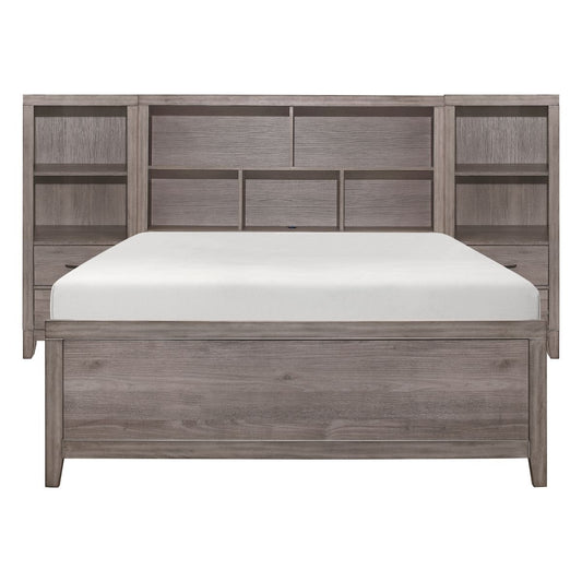 Woodrow - 4 Piece Wall Bed With Toy Boxes (Bed, 2 Panels, Toy Boxes)