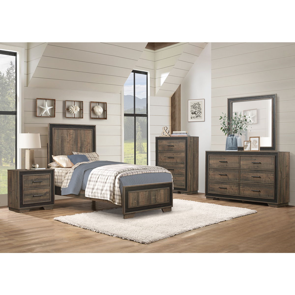 Ellendale - Chest - Brown / Gray