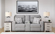 Furniture City - MS - Ashley Furniture - Biscoe Living Room - PWR Recliner/ADJ Headrest / Pewter - 9050313