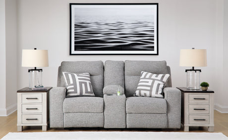 Furniture City - MS - Ashley Furniture - Biscoe Living Room - PWR Recliner/ADJ Headrest / Pewter - 9050313