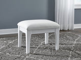 Chalanna - Vanity Stool - White