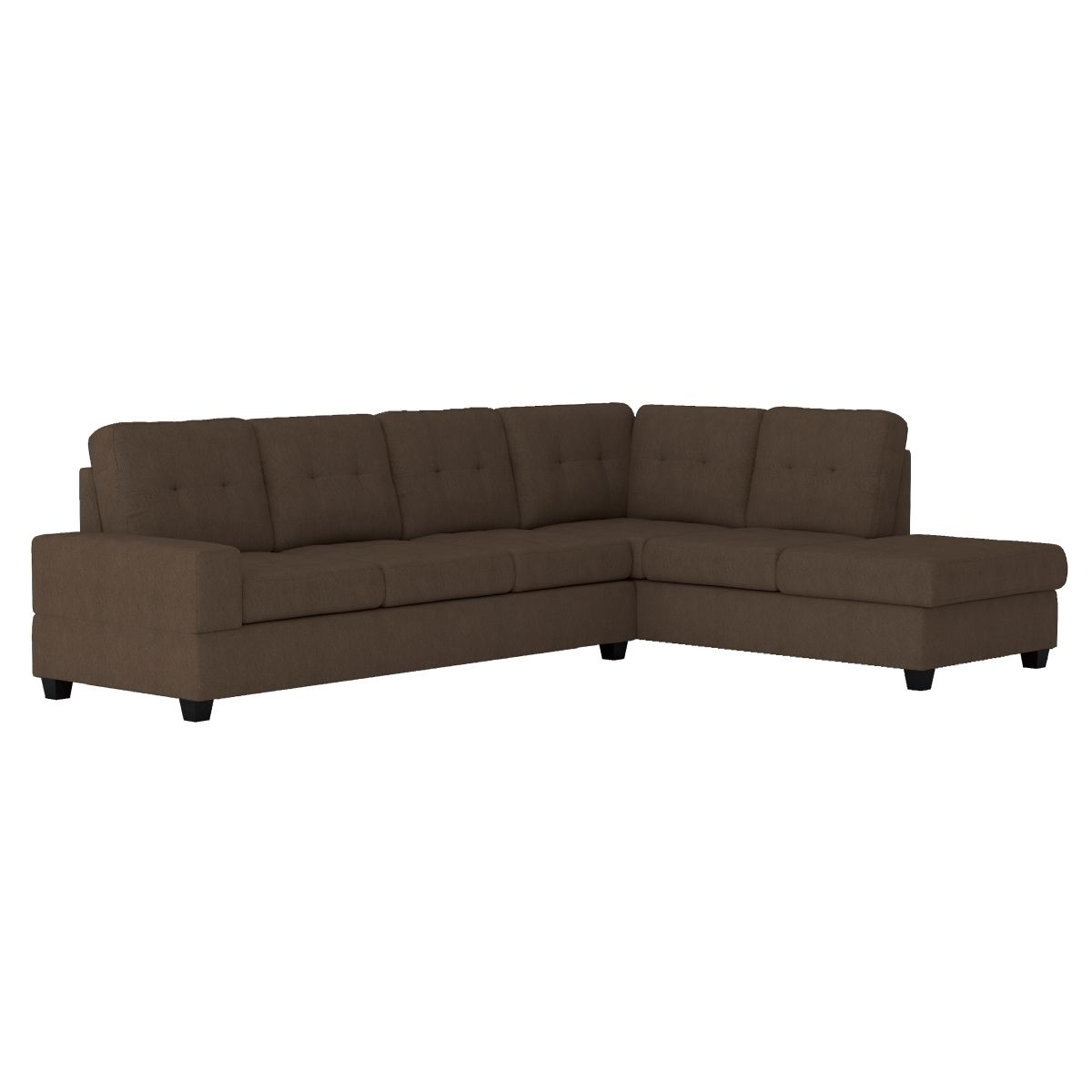 Maston - 3 Piece Reversible Sectional With Drop-Down Cup Holders And Storage Ottoman