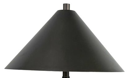 Dusk Spire - 28 X 17 - Metal Table Lamp (Set of 2) - Grey Slate