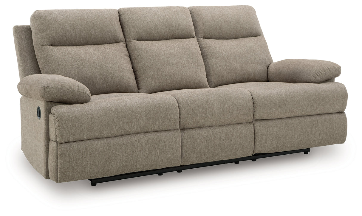 Furniture City - MS - Ashley Furniture - Side-Swipe Living Room - REC Sofa w/Drop Down Table / Charcoal - PC9140689