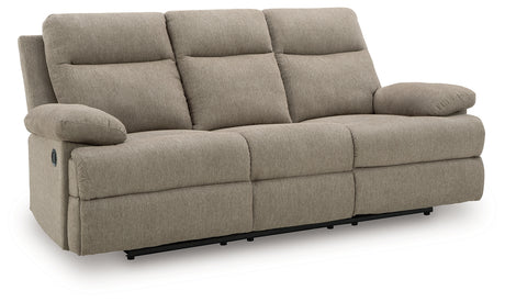 Furniture City - MS - Ashley Furniture - Side-Swipe Living Room - REC Sofa w/Drop Down Table / Charcoal - PC9140689