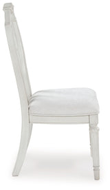 Montelaine - Dining Upholstered Side Chair (Set of 2) - Antique White