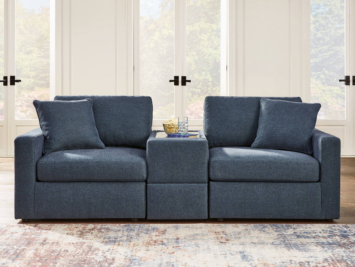 Furniture City - MS - Ashley Furniture - Modmax Sectional - RAF 3-Piece Sectional / Ink - 92101S3