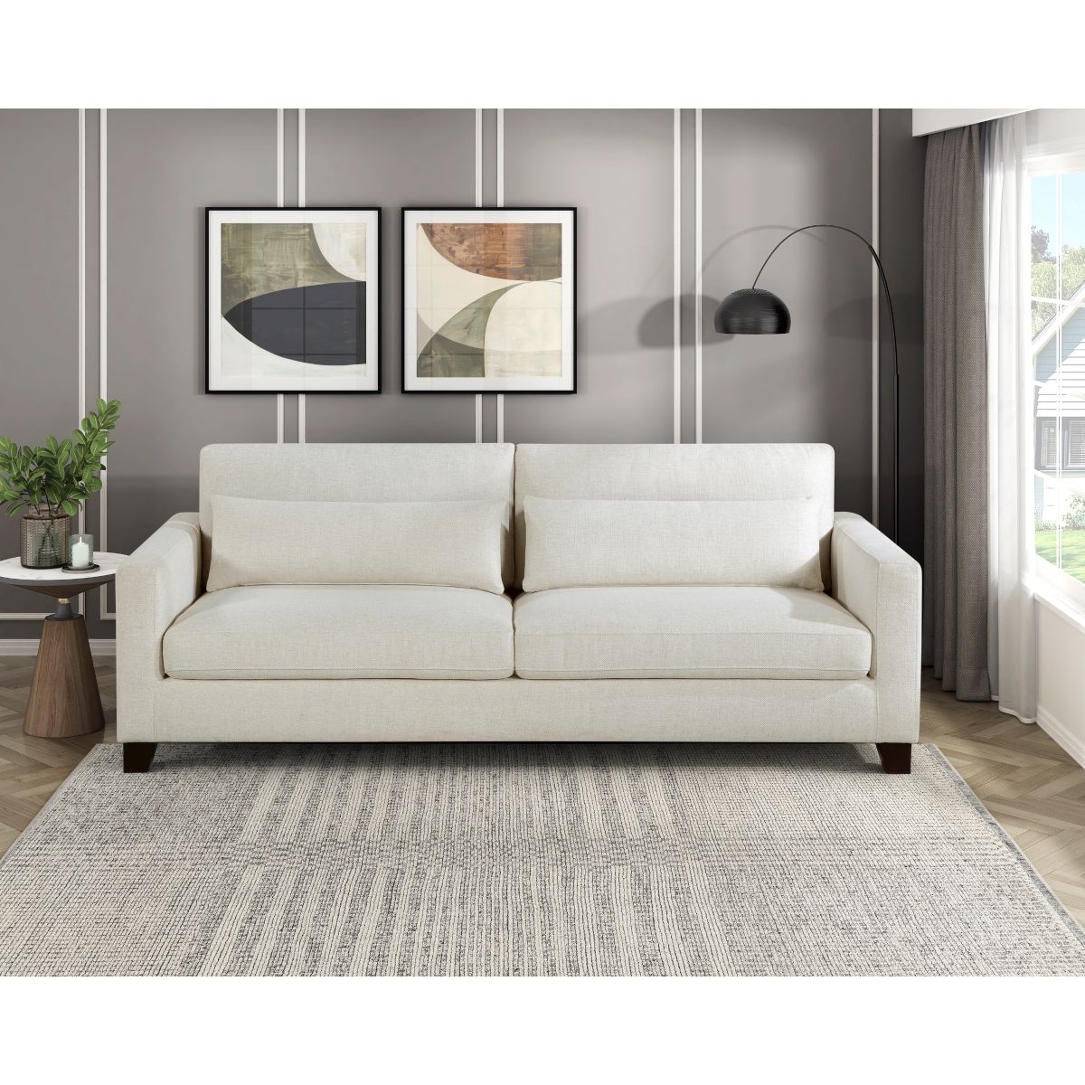 Zeke - Sofa - Ivory