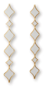 Harriswood - Accent Mirror Set (Set of 2) - Gold Finish