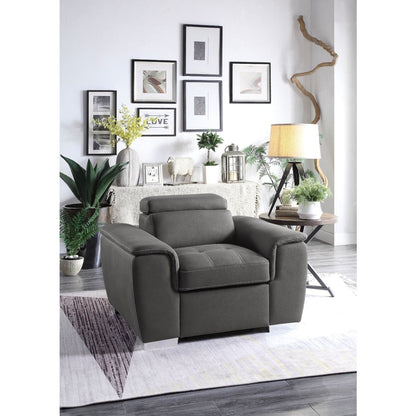 Ferriday - Chair With Pull-Out Ottoman