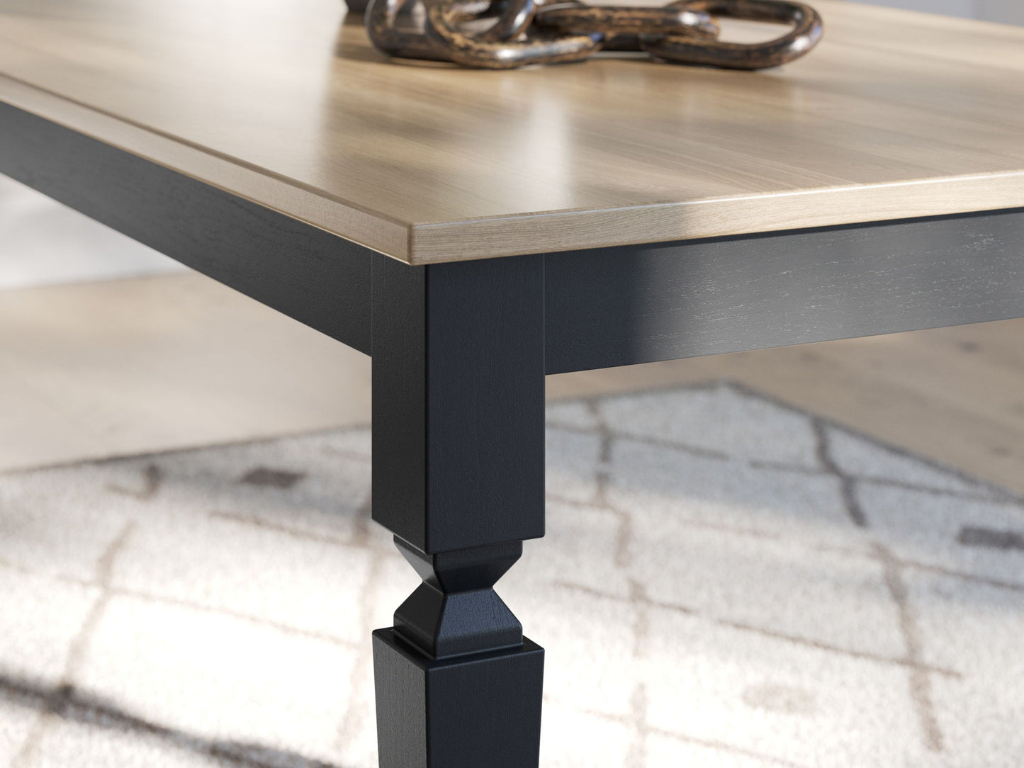 Brenkerton - Rectangular Dining Room Table - Grayish Brown / Black