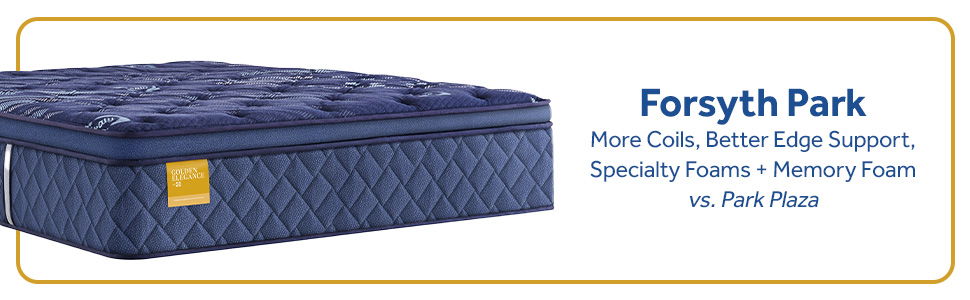 Golden Elegance - Forsyth Park Soft Euro Pillow Top Mattress