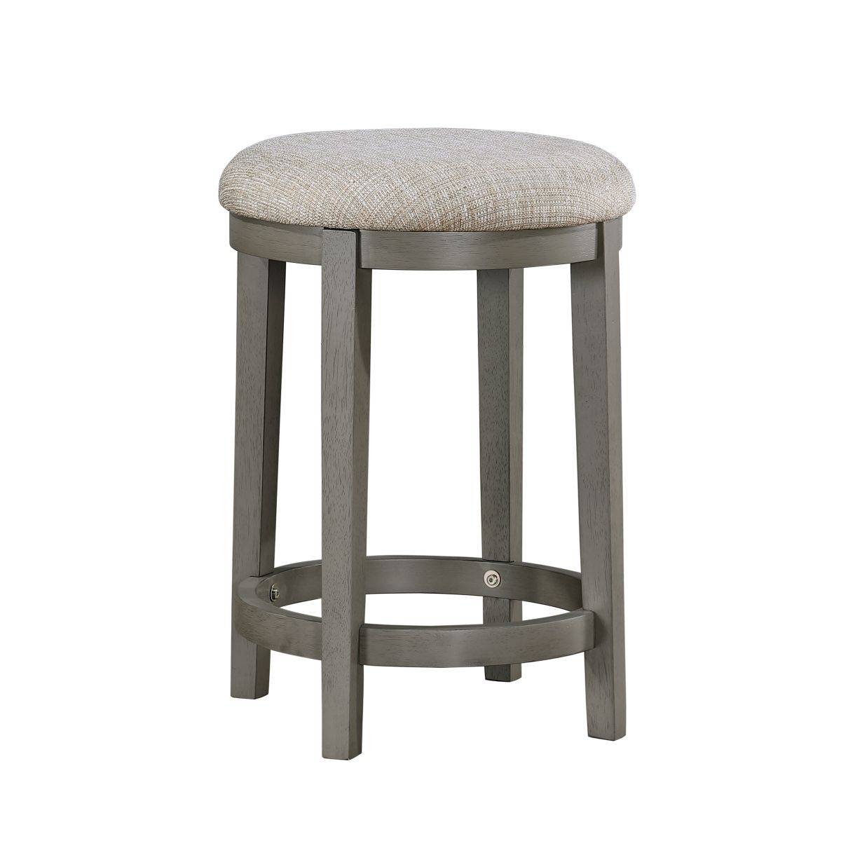 Auburndale - Counter Height Stool (Set of 2) - Dark Gray / Beige