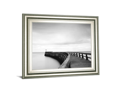 Into The Mist By Papiorek - Framed Print Wall Art - Gray