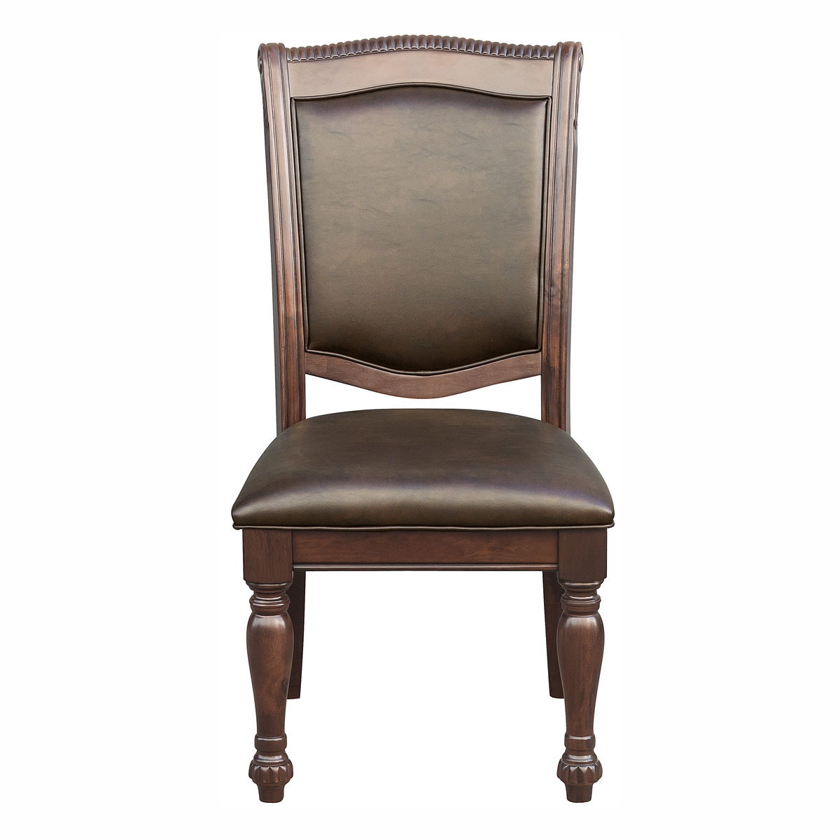Lordsburg - 5 Piece Set (Round Table & 4 Side Chairs) - Brown