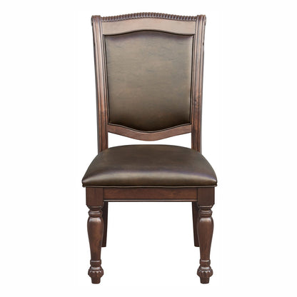Lordsburg - 5 Piece Set (Round Table & 4 Side Chairs) - Brown