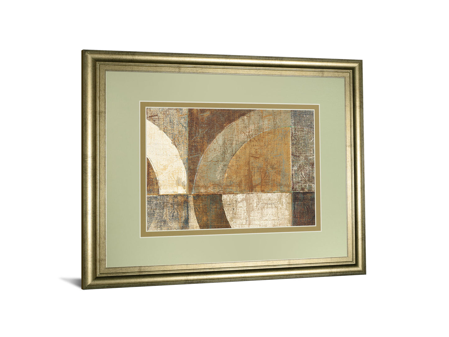 Circular Sculpture By Wild Apple Portfolio - Framed Print Wall Art - Light Brown