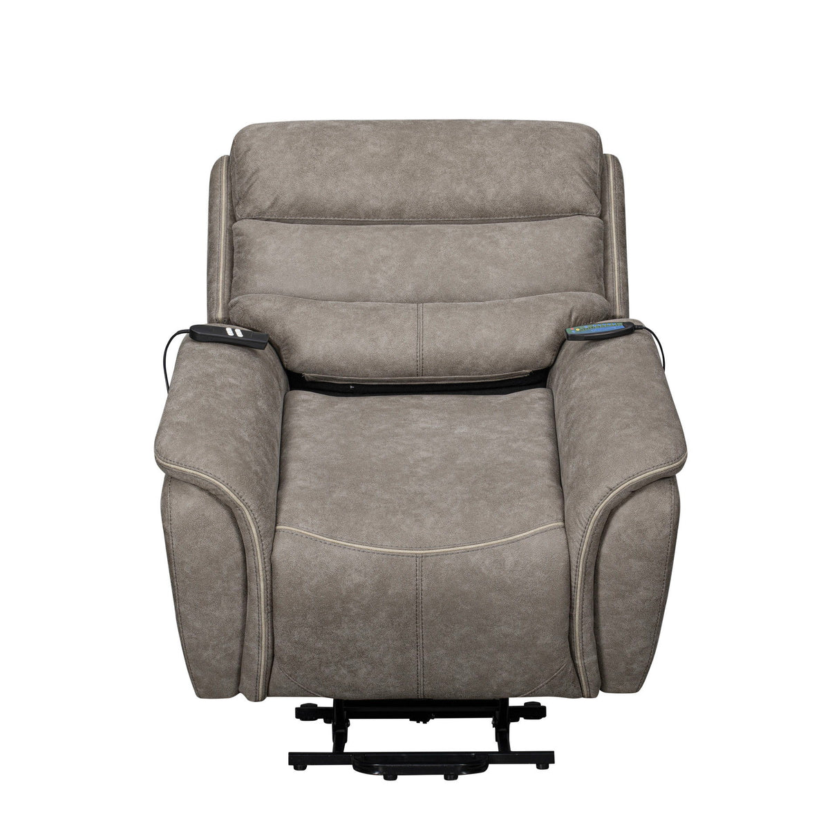 Kamari - Power Lift Recliner With Heat & Massage - Gray